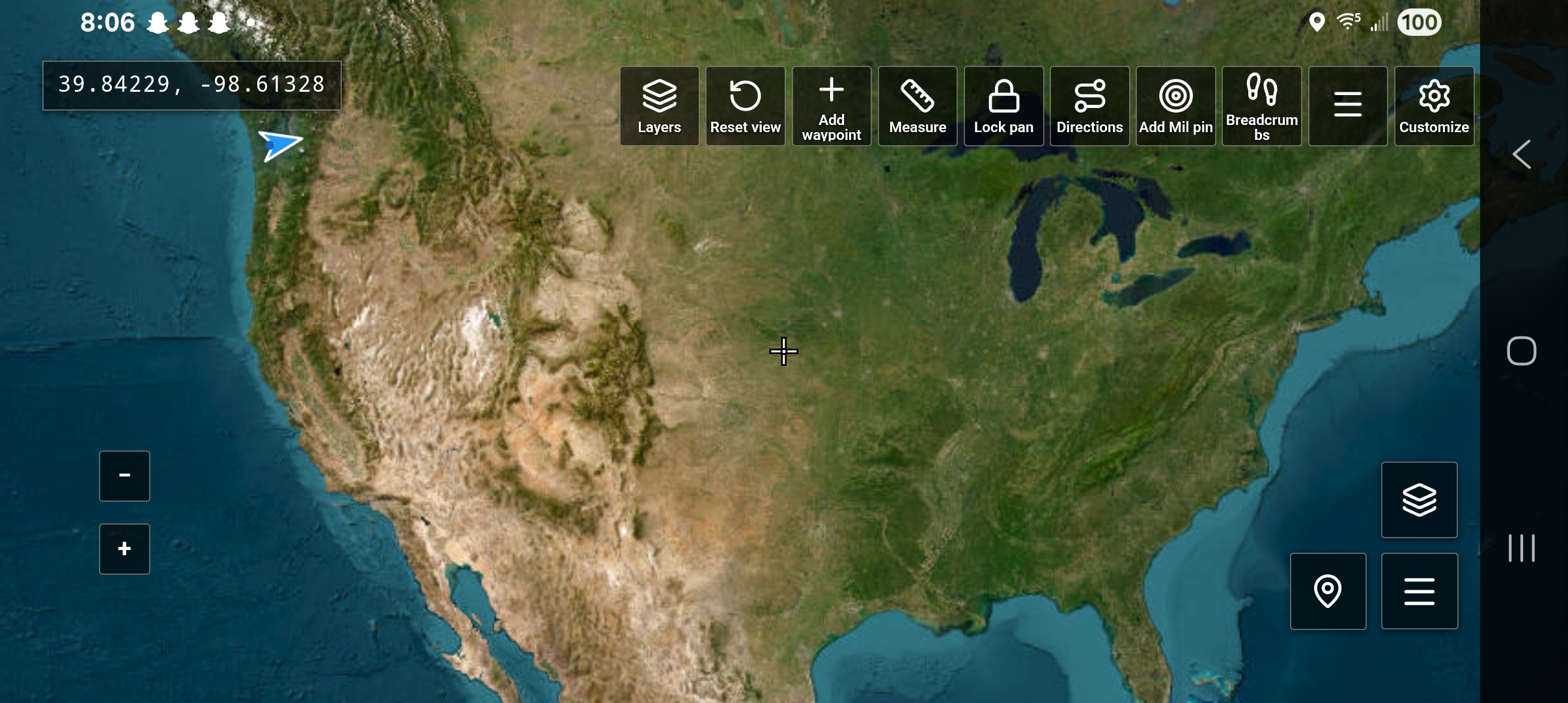 ATMAK – Tactical map overview